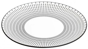 Farfurie Lunis Noir, portelan, 26 cm