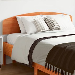 842513 vidaXL Tăblie de pat, maro ceruit, 120 cm, lemn masiv de pin