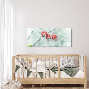 Tablou cu măcieșe înghețate (120x50 cm)
