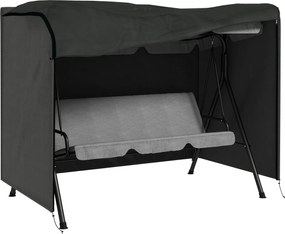 Outsunny Husă pentru balansoar de grădină, husa pentru balansoar Hollywood, prelată de protecție, impermeabilă, 205 x 124 x 164 cm, Gri închis | Aosom Romania