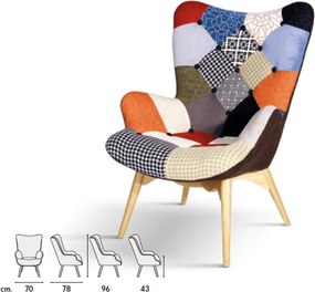 FOTOLIU PATCHWORK RELAX - PATCHWORK MULTICOLOR