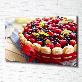 Imprimare tablou canvas Tort de fructe de pădure