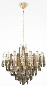 Lustră pe lanț Maytoni DIA200PL-08G FLARE 8xE14/40W/230V