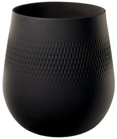 Vaza Carré, iapa, colectia Manufacture Collier noir - Villeroy & Boch