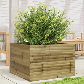 vidaXL Jardinieră de grădină, 70x70x45,5 cm, lemn de pin impregnat