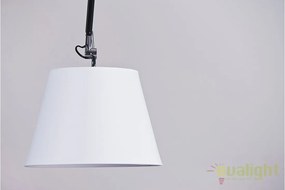 Aplica perete directionabila design modern ZYTA S alba