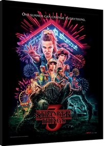 Poster înrămat Stranger Things - Summer of 85