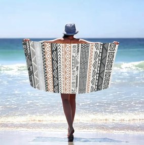 Prosop de plajă cu modele Lățime: 100 cm | Lungime: 180 cm
