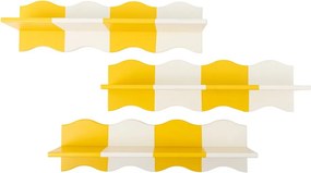 Raft de copii galben/alb 80 cm Bubbi – Bloomingville Mini