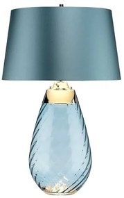 Elstead LENA-TL-L-BLUE - Lampă LED de birou LENA 1xE27/60W+1xGU10/7W albastru