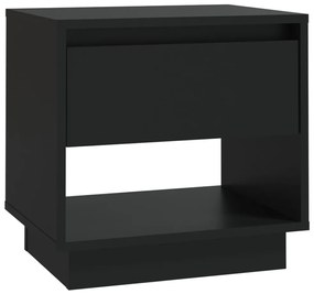 809514 vidaXL Noptieră, negru, 45x34x44 cm, PAL