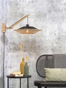 Aplica din bambus KALIMANTAN orizontal S natur, 44cm