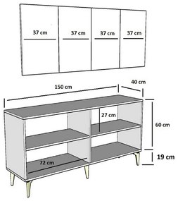 Dulap Karya White and Silver