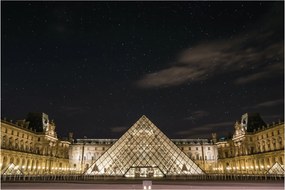 Tablou - Louvre nocturn (90x60 cm)