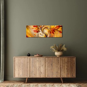 Tablou - Copac de toamnă (cu ceas) (90x30 cm)