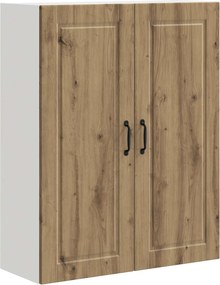 vidaXL Dulap de bucătărie cu raft Stejar Artizanal 80 x 31 x 100 cm