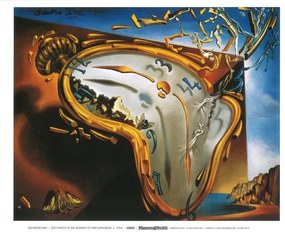 Imprimare de artă Soft Watch at the Moment of First Explosion, 1954, Salvador Dalí, (30 x 24 cm)