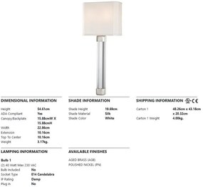 Veioza, lampa de masa, design modern LARISSA nichel lustruit