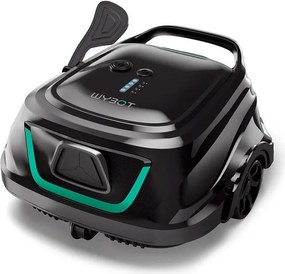 Robot curatare piscine fara fir Wybot A1, 33W, SMART, Pentru pana la 80 m², Autonomie 120 min, Auto-parcare, Auto-revers, IPX8, Negru