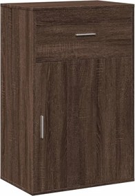 vidaXL Dulap de depozitare, stejar maro, 56,5x39x90 cm, lemn prelucrat