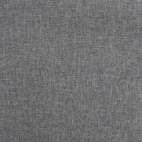 Scaune de bar, 2 buc., gri deschis, material textil 2, Gri deschis