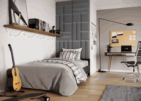 Panou de perete tapitat QUADRATTA 40 x 40 cm – mai multe culori Culoare: Gri inchis