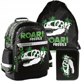 Set școlar din 3 piese pentru băieți DINO