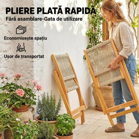 Outsunny set mobilier ratan balcon apartament terasă verandă bistrou grădină | Aosom Romania