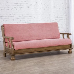 decoDoma Huse care se întind foarte bine NIAGARA coral 2fotoliu cu manere de lemn (l. 130 - 160 cm)