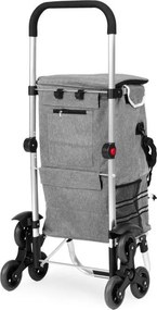 Cărucior de cumpărături pliabil 2in1 cu sac termic de 30 l