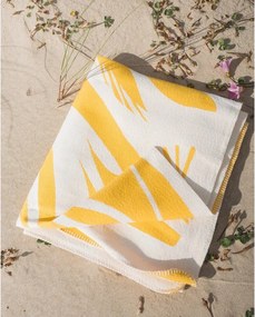 Pătură galbenă 165x200 cm Lino – noo.ma