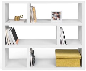 Bibliotecă albă 120x105 cm Dublin – TemaHome