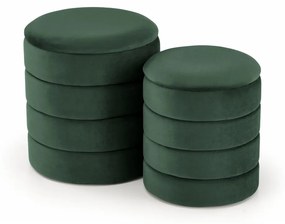 Set 2 tabureti Pacho verde