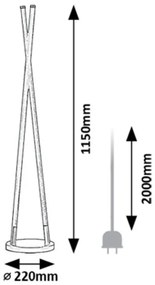 Lampadar LED stil minimalist Nivaro