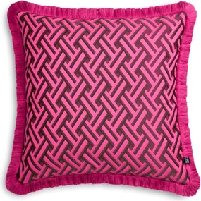 Perna decorativa design LUX Doris L roz, 60x60cm
