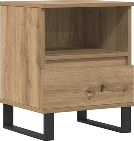 vidaXL Noptieră, stejar artizanal, 40x35x50 cm, lemn prelucrat