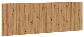 856831 vidaXL Tăblie pat de perete lemn artizanal 240x1,5x80 cm lemn compozit