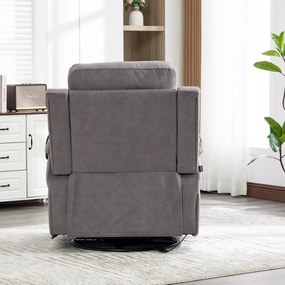 Fotoliu recliner electric dumonde cu funcție de balansare ,rotire și incarcare wirelles Elvara