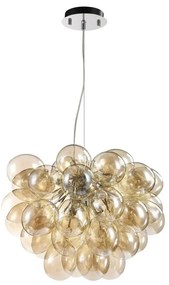 Lustra design deosebit diam. 60cm Balbo chihlimbar MYMOD112-08-G
