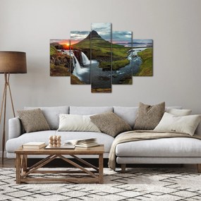 Tablou - Kirkjufell la apus (150x105 cm)