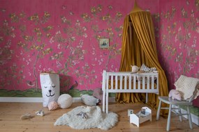 Tapet Chinoiserie Chic, Fuchsia, Rebel Walls