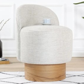 Fotoliu RIKI pentru copii, 40x47 cm, gri deschis