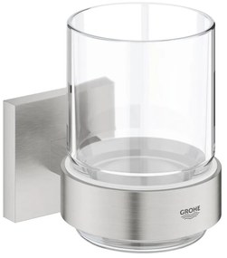 GROHE START CUBE - Pahar cu suport, oțel inoxidabil (41097DC0)