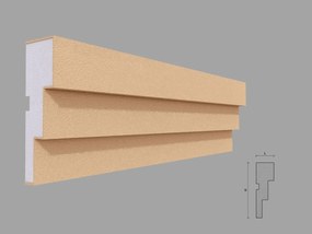 Ancadrament fereastra exterior FP136 dimensiuni 125x40x2000mm