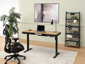 Masă PC Osto 140 (stejar negru + negru). 1109839