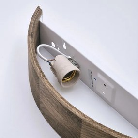 Aplică LED Brilagi CARVALHO 1xE27/60W/230V nuc stejar