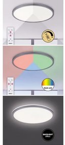 Rabalux 2291 - Plafonieră LED RGB dimabilă RASMUS LED/22W/230V + telecomandă