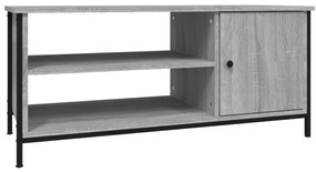 vidaXL Comodă TV, gri sonoma, 100x40x45 cm, lemn prelucrat