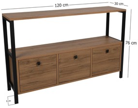 Consolă Nero v2 - Walnut