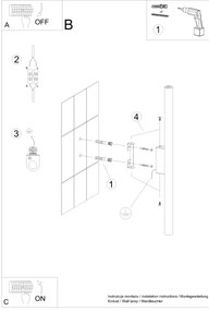 Aplică Sollux SL.1177 PASTELO 2xG9/8W/230V alb